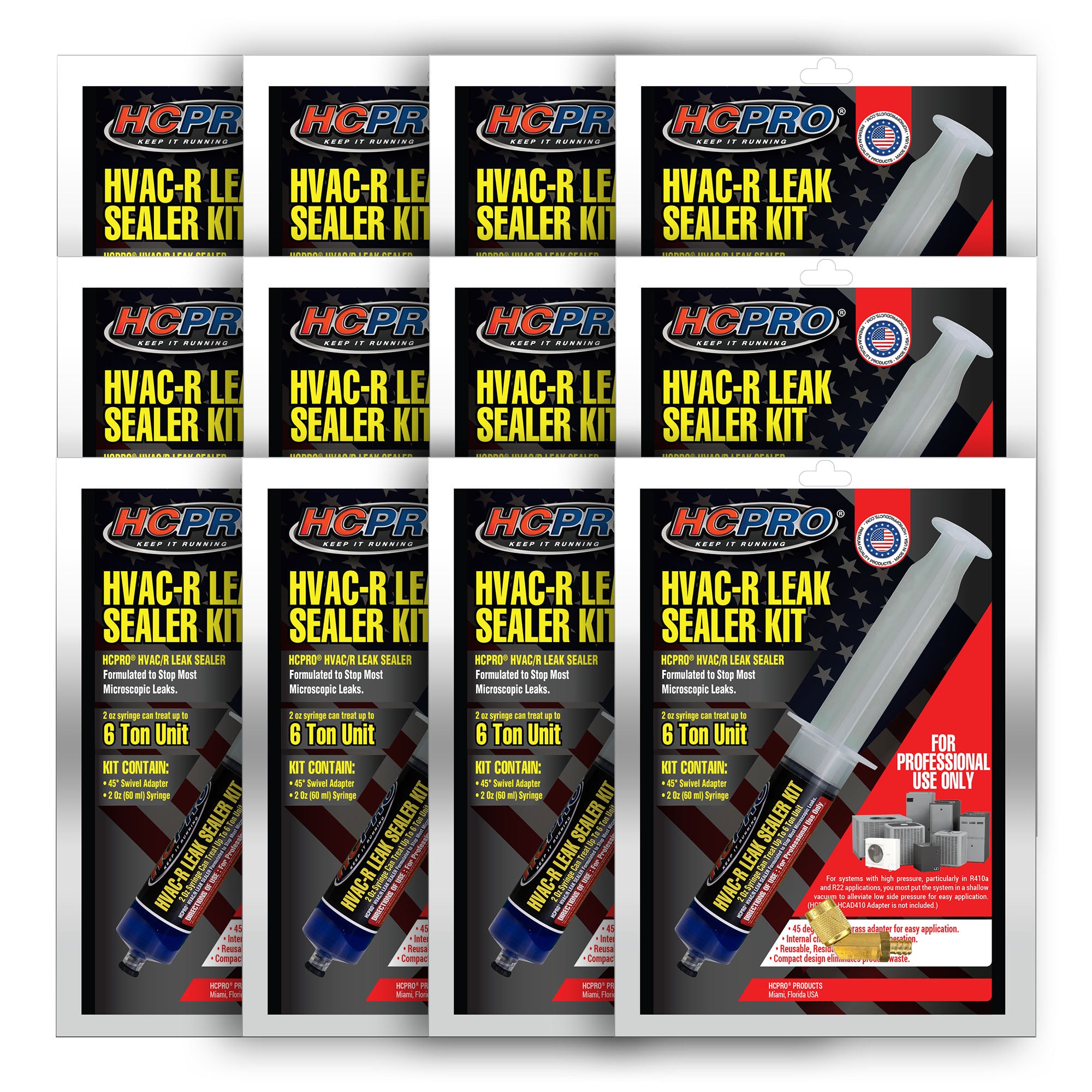 HCLSK2 HVAC-R High Performance and Refrigerant Leak Sealant with 45° Swivel Adapter image