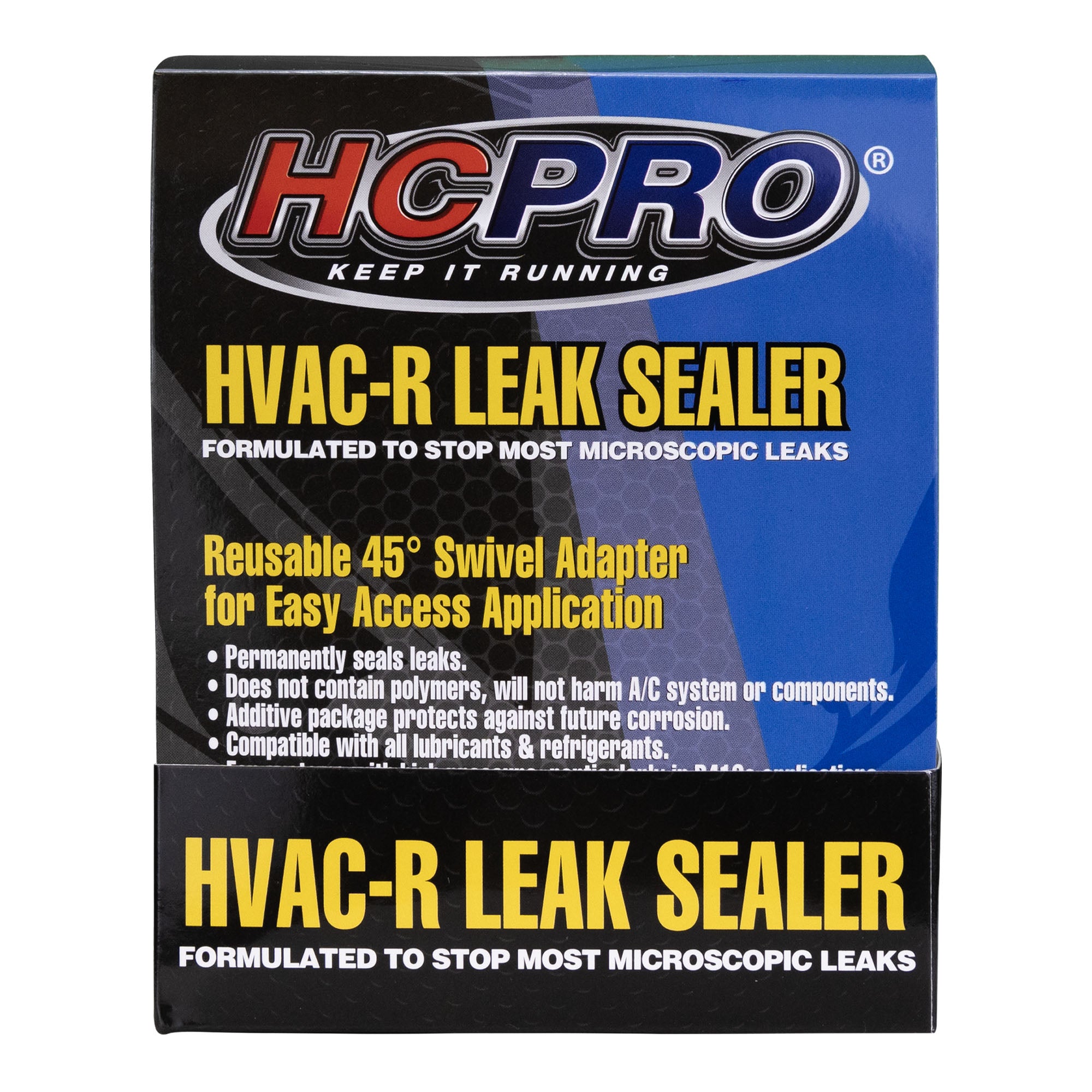 HCLEAK12B HVAC Leak Sealer with 45° Swivel Adapter for Easy Access Application 12 Applications 0.25 FL Oz. for AC, Refrigeration, and Automotive Systems Compatible with All Refrigerants image 5
