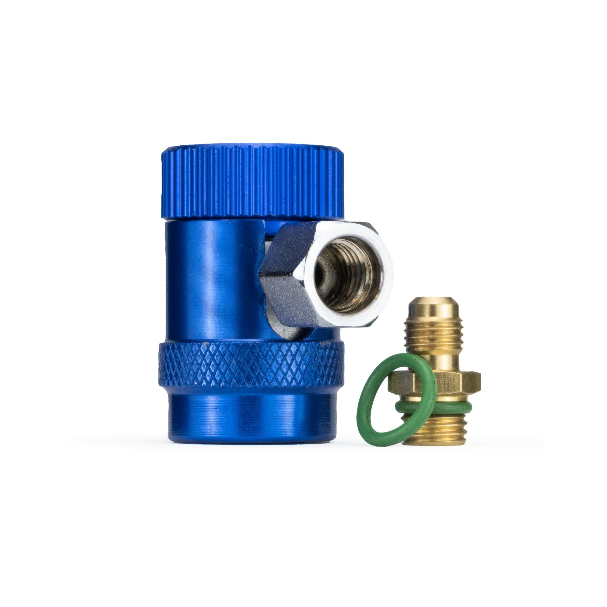 PH5BKYF 1/4" Black Knight Premium 5' (60") Standard Charging Hose Set with HFO-R1234YF Quick Coupler Adapters image 6