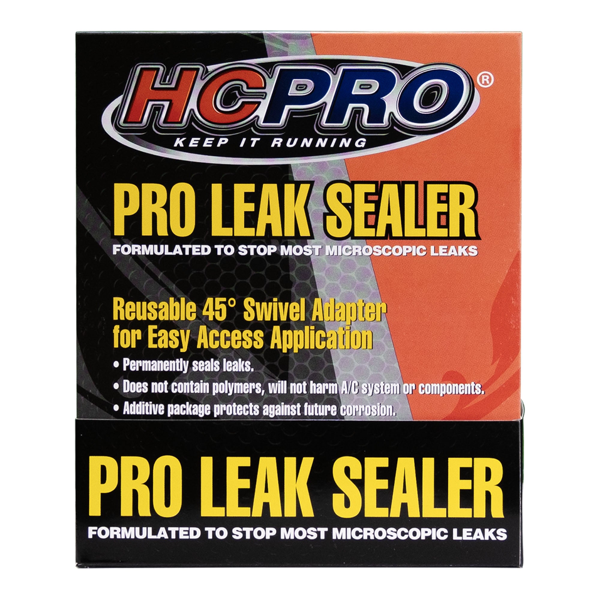 HCLEAK12R Pro Leak Sealer with 45° Swivel Adapter for Easy Access Application 12 Applications 0.25 fl oz. for AC, Refrigeration, and Automotive Systems Compatible with All Refrigerants image 6