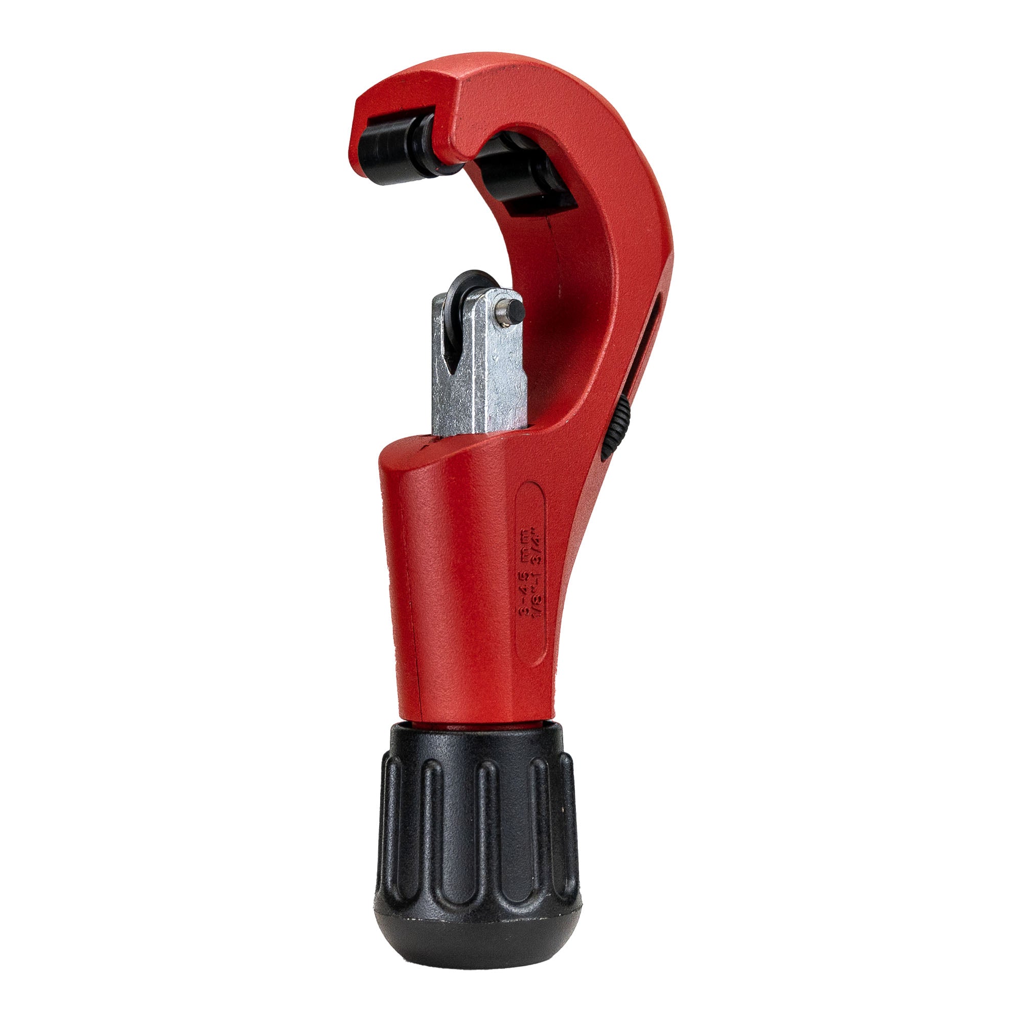 HC-TC4 Professional Tube Cutter 1/8" to 1-3/4" (3-45mm) 4 Roller Tracking System, De-burring Tool, Accurate Cutting for HVAC, Plumbing, Includes Extra Cutting Wheel image 3