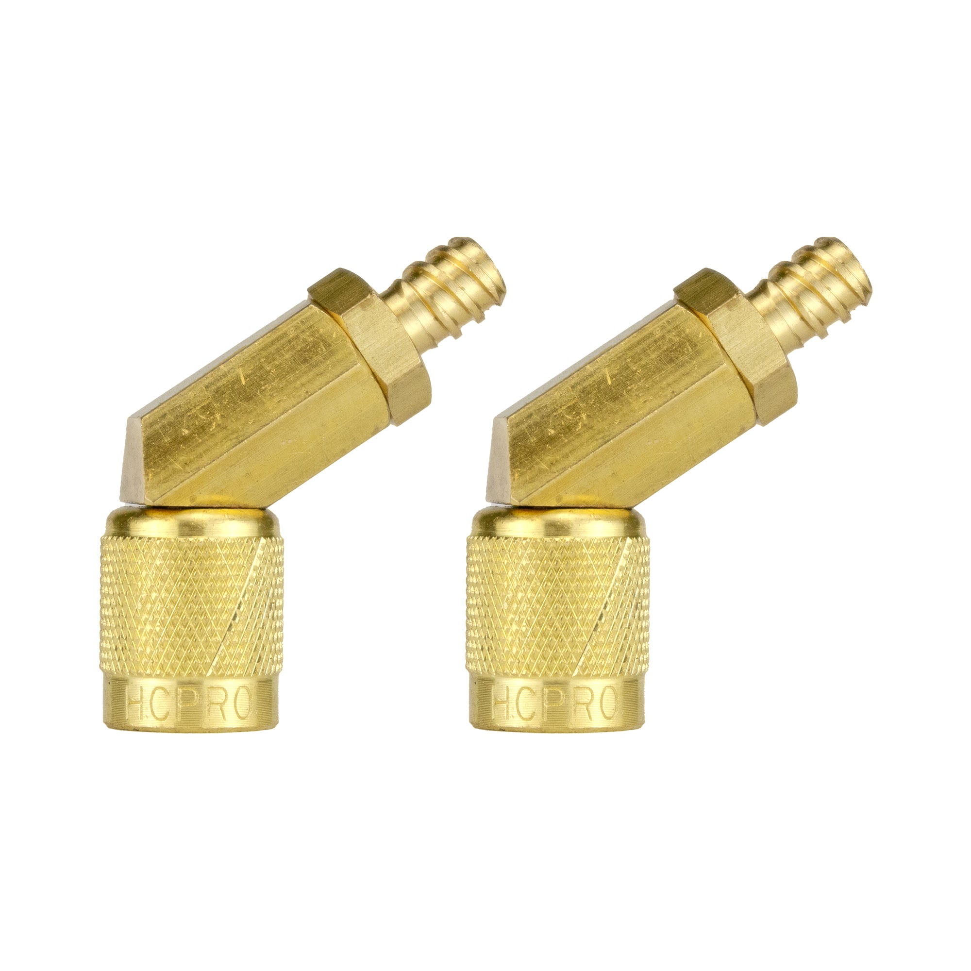 HCAD45S R410 45° Swivel Adapter 1/4" SAE Male x 5/16" Female image 1