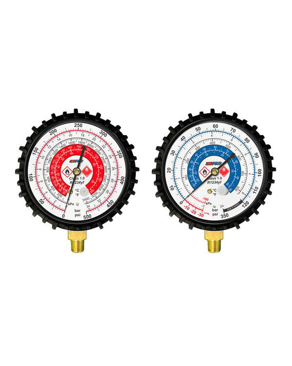 BK-RG80-YF 80 mm R1234YF Replacement Gauge – PSI °F/°C, Low, High or Set