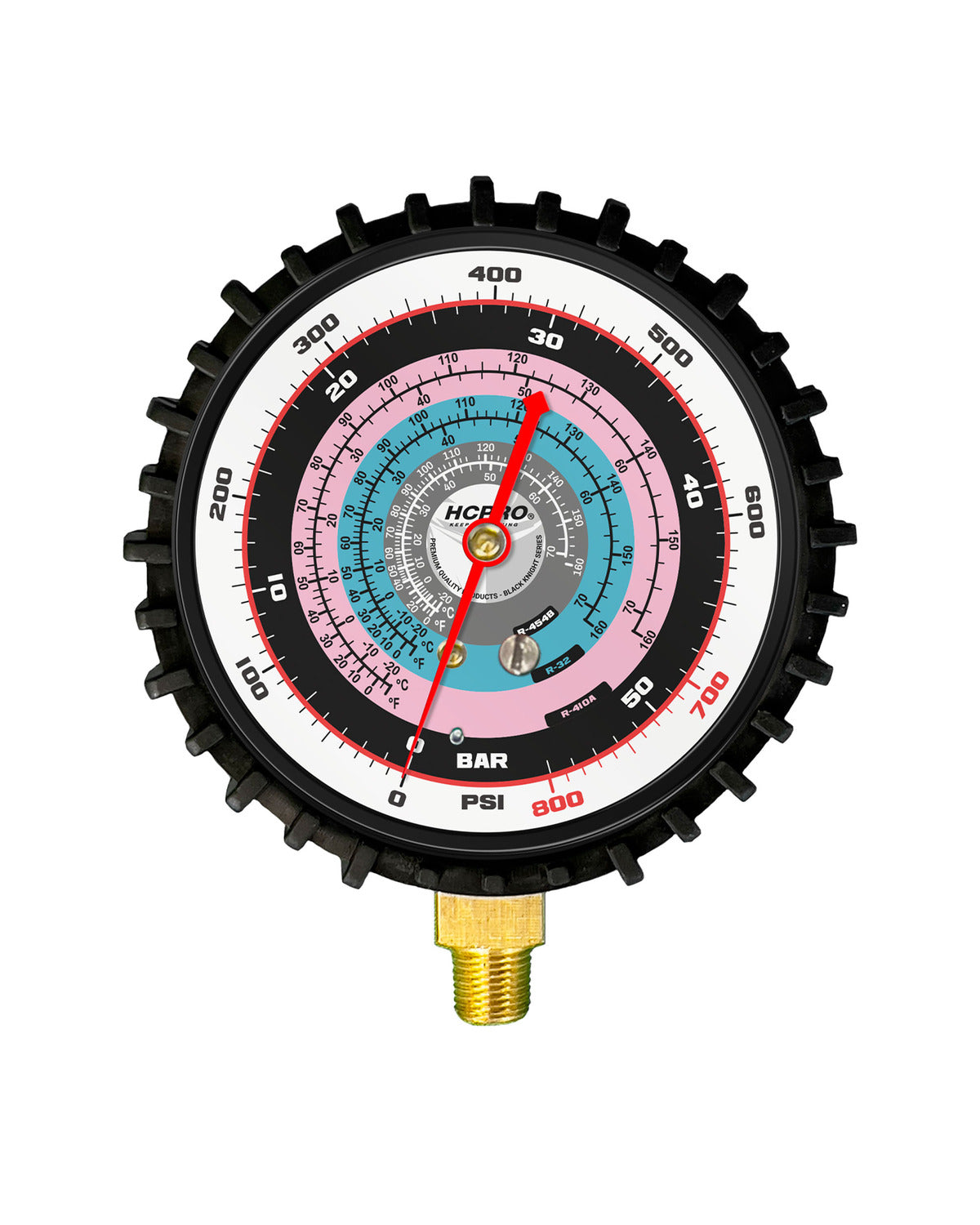 BK-RG80-A2L 80 mm Replacement Gauge – R32/R410A/R454B, PSI °F/°C