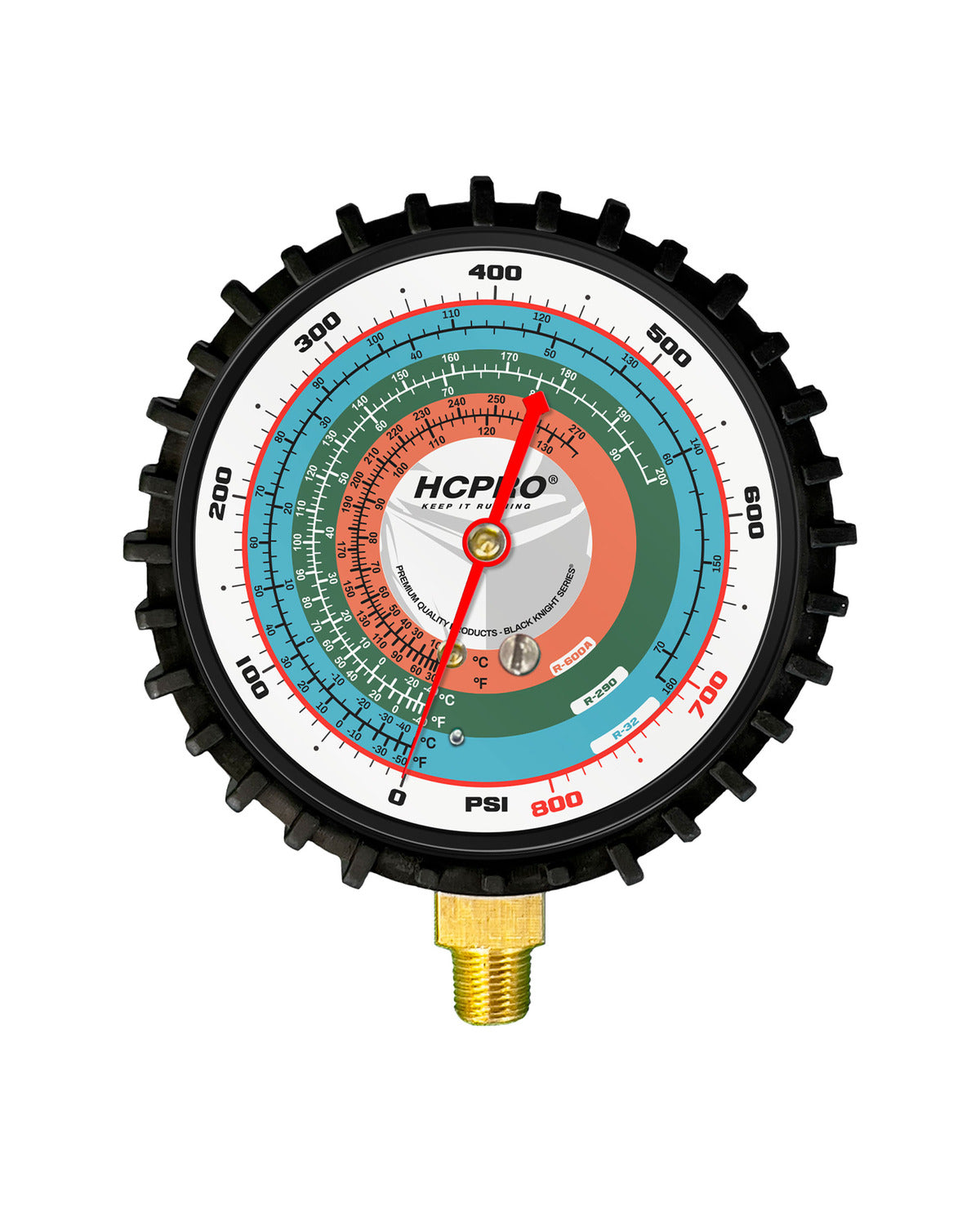 BK-RG80-HC 80 mm Hydrocarbon Replacement Gauge – R32/R290/R600a, PSI °F/°C