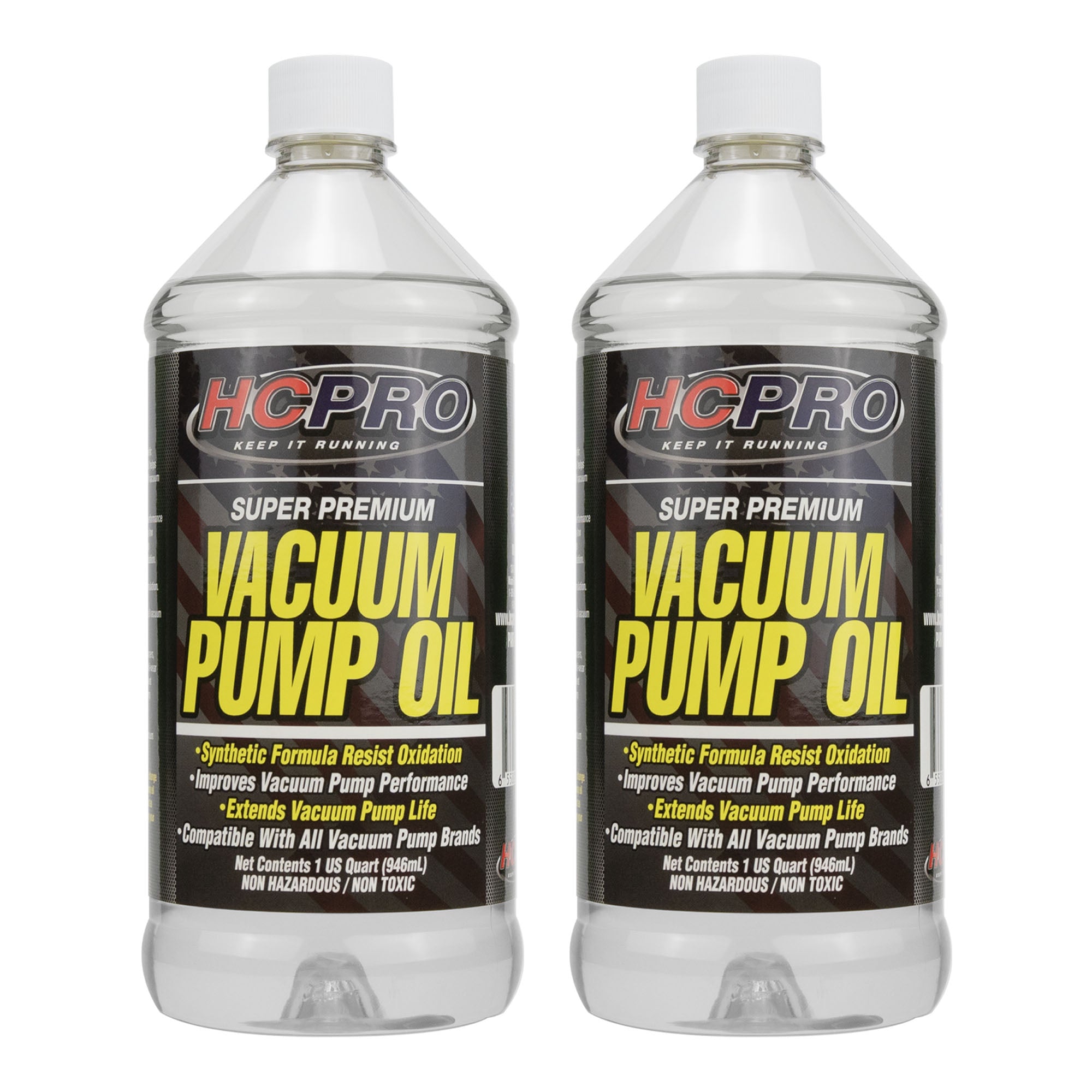 Synthetic Vacuum Pump Oil — ISO VG46 (Quart & Gallon)
