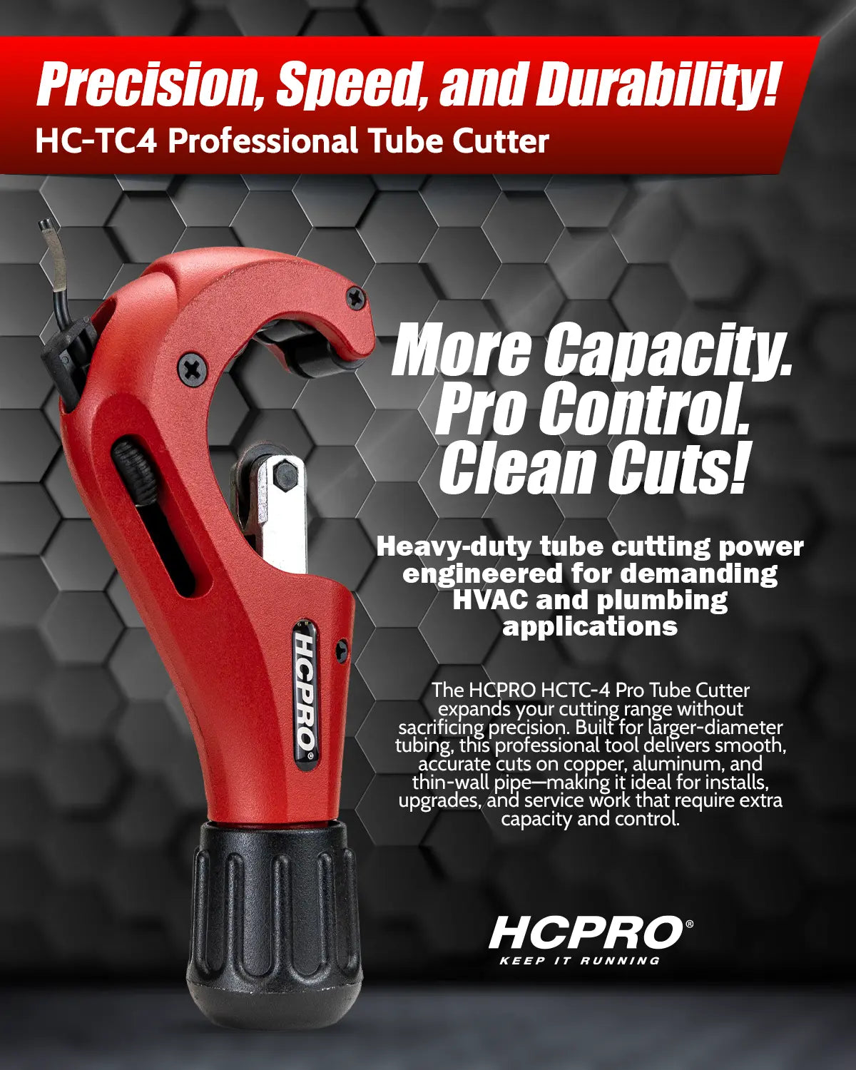 Pro Tube Cutter 1/8"–1-3/4" | HVAC & Plumbing Tool w/ Extra Wheel