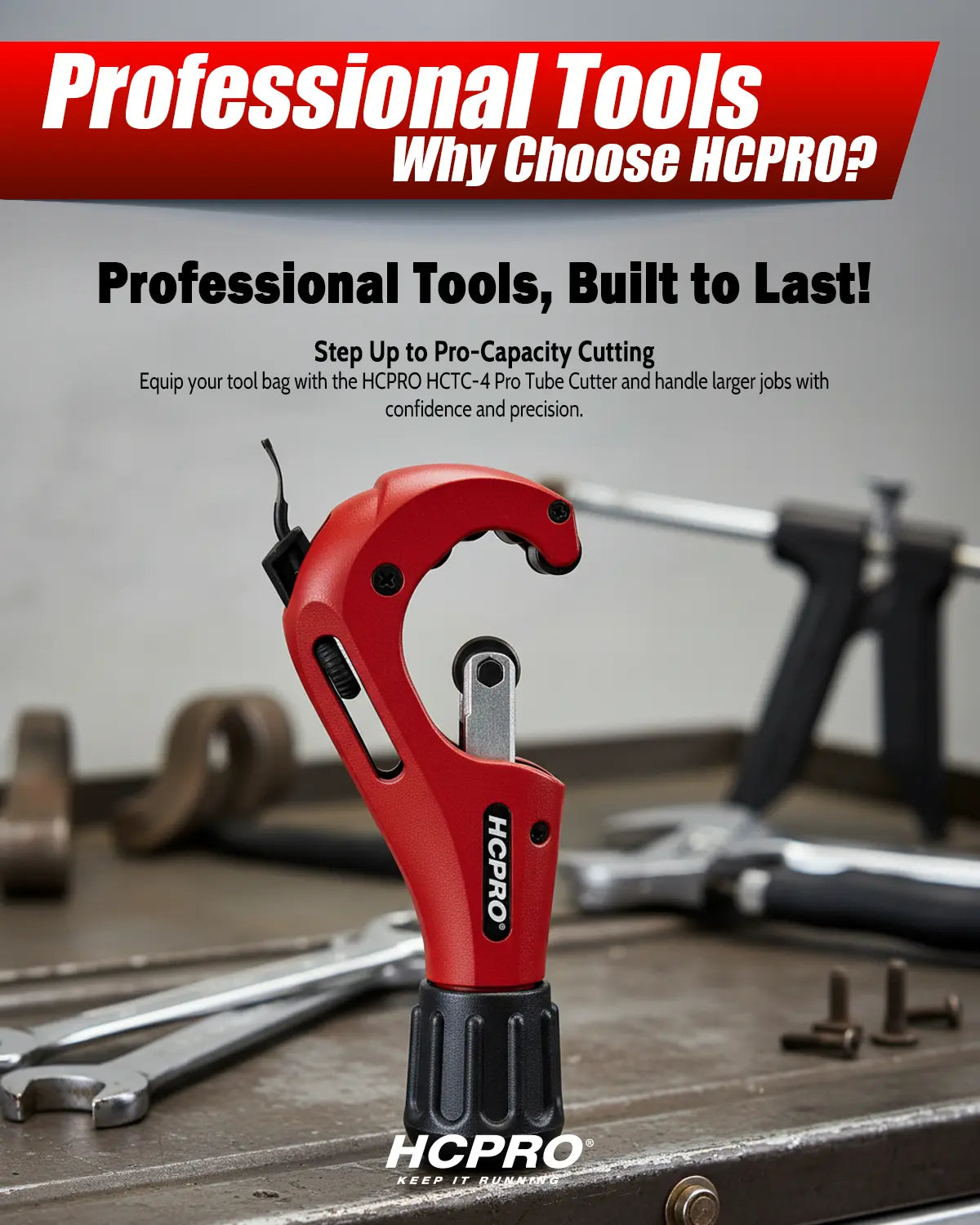 Pro Tube Cutter 1/8"–1-3/4" | HVAC & Plumbing Tool w/ Extra Wheel