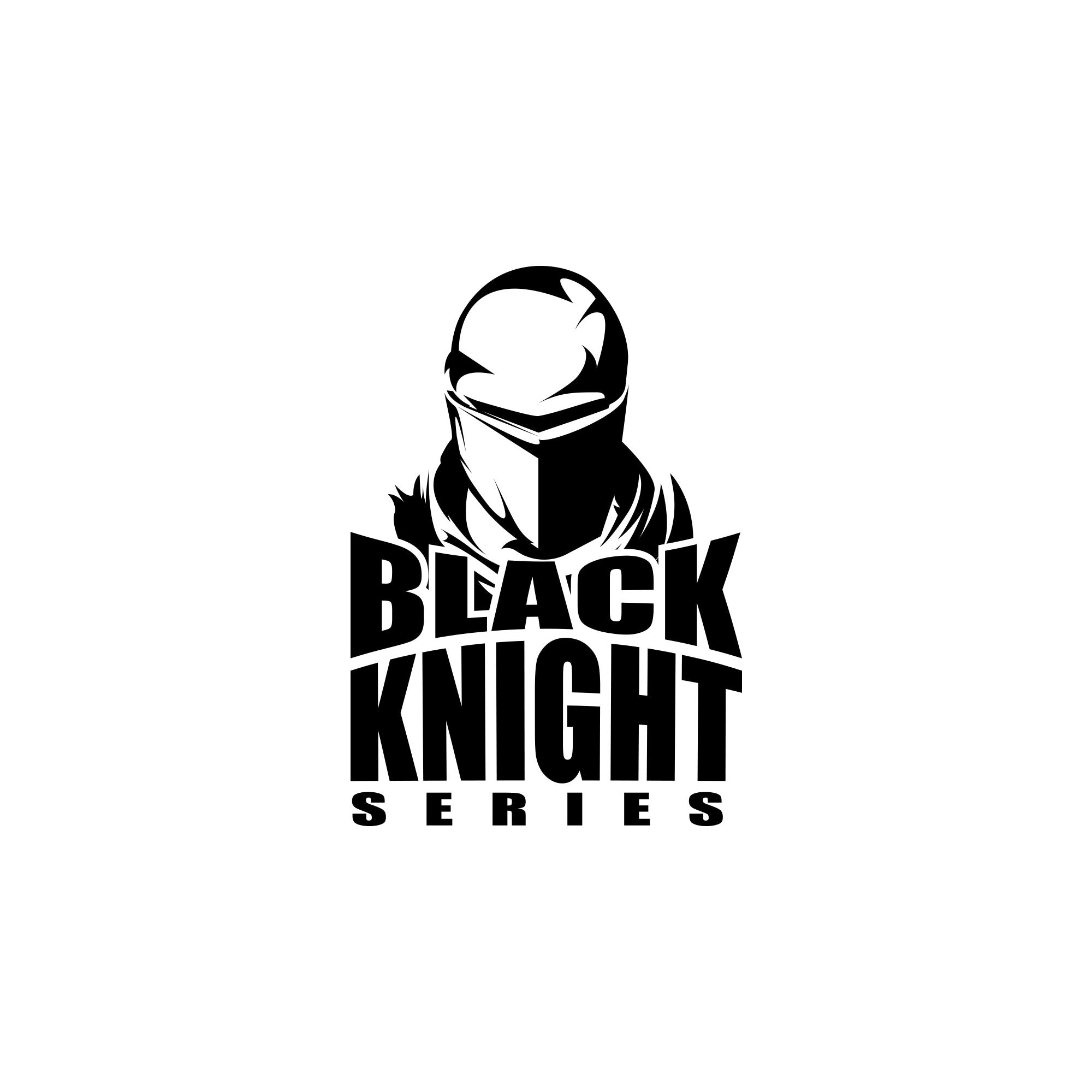 Black Knight Series logo with a helmeted figure on a white background