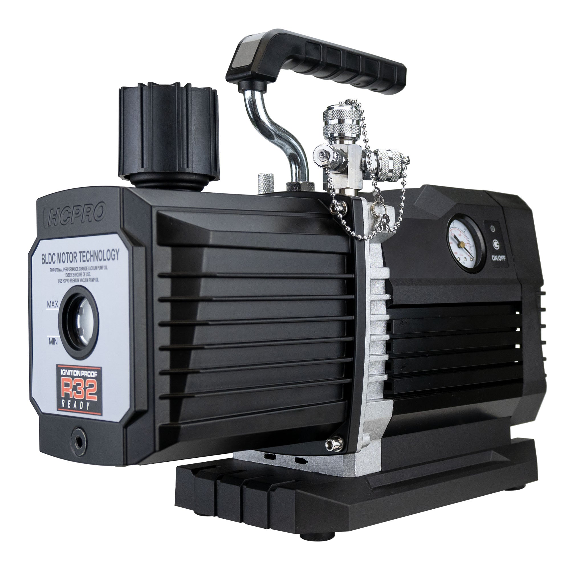 HCBK-12DC 12 CFM Sparkless Vacuum Pump, BLDC Motor 100–240V