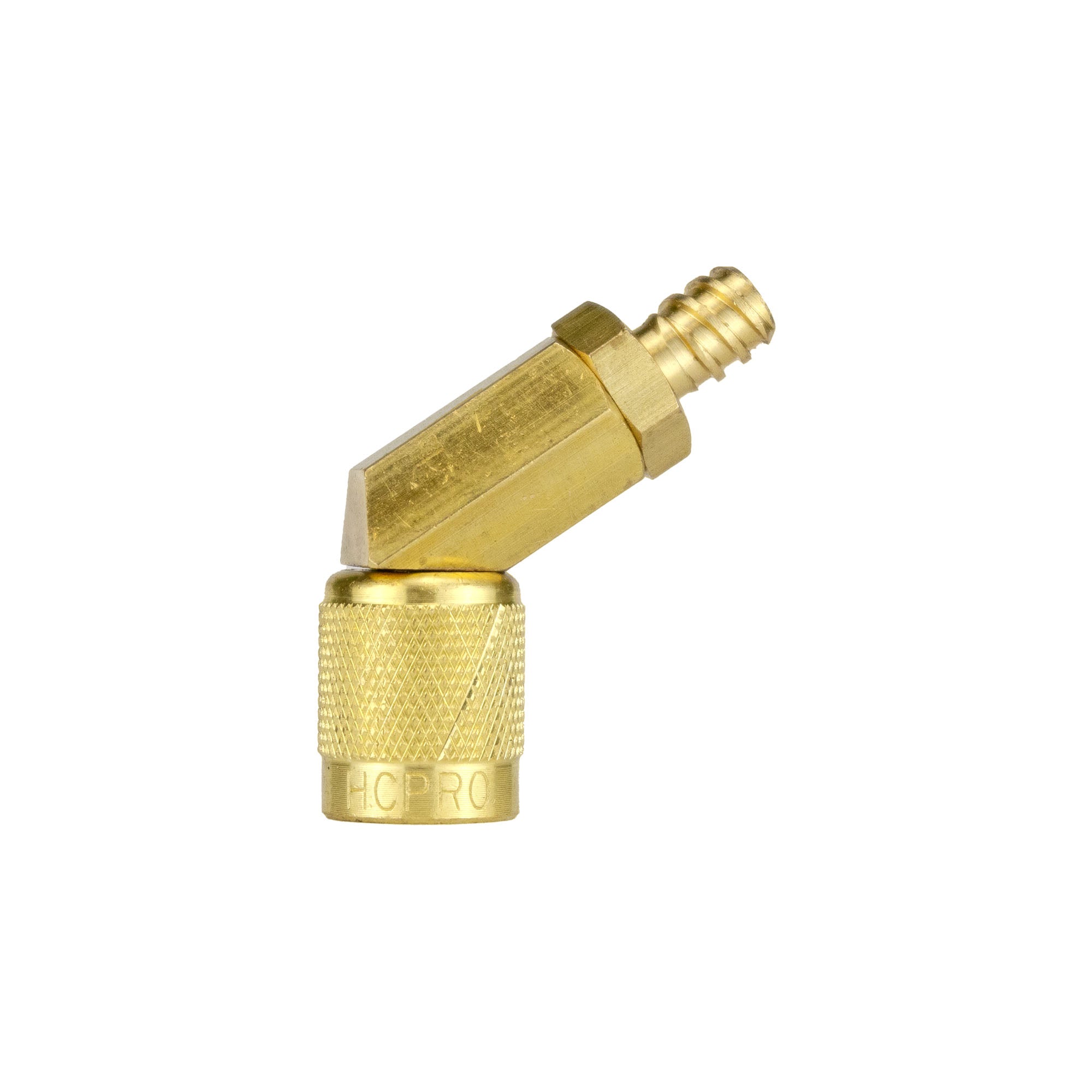 HCAD45S R410 45° Swivel Adapter 1/4" SAE Male x 5/16" Female - Each image