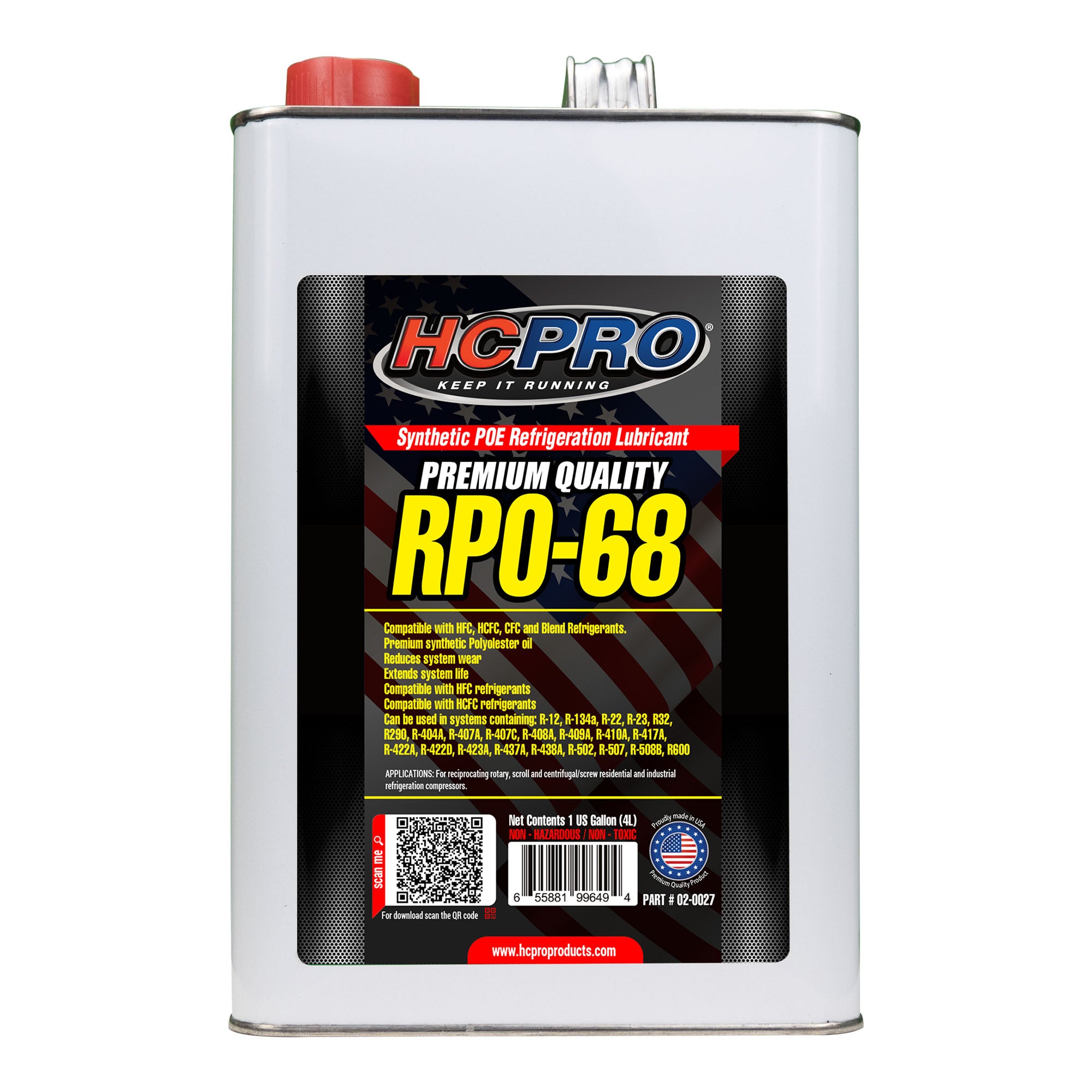 RPO-68 Synthetic Polyol Ester Refrigeration Oil image 4