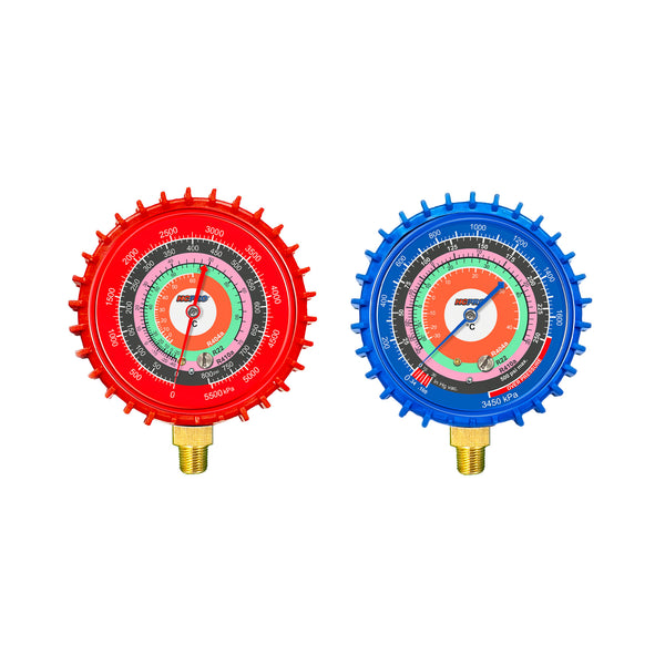 Replacement Gauges 68 mm PSI/°C R410a, R22, R404a