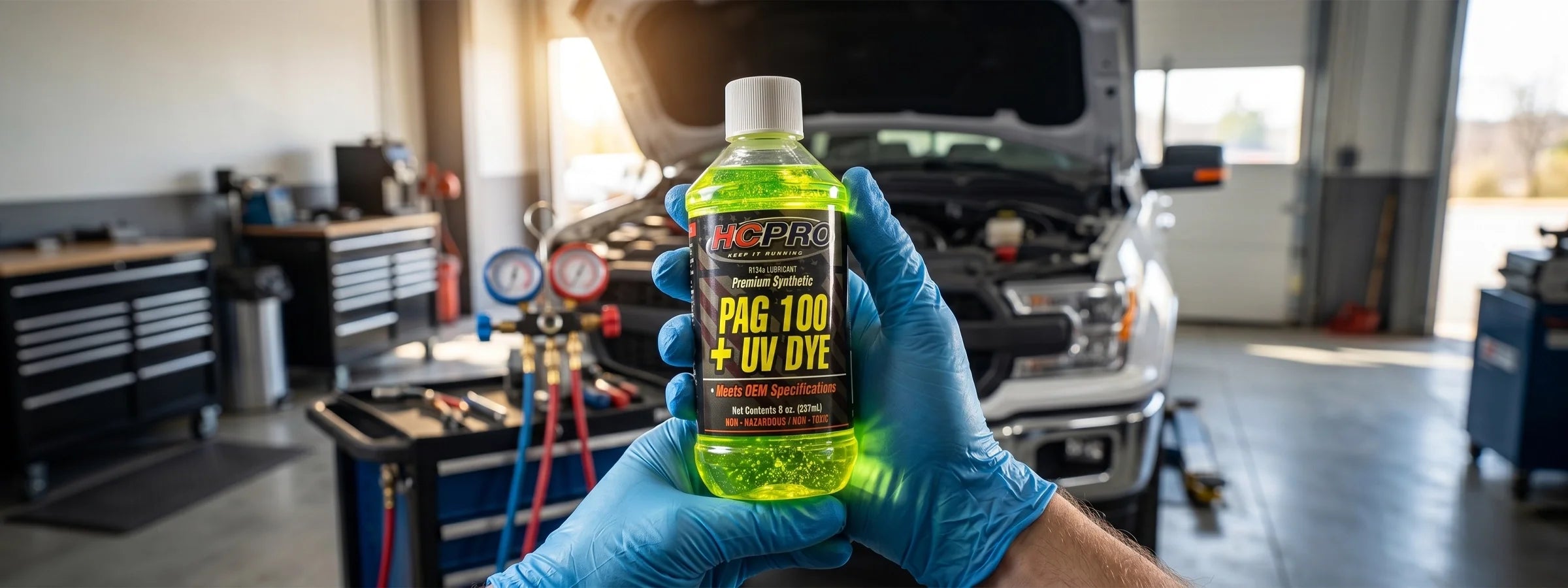 HCPRO UV dye leak detection