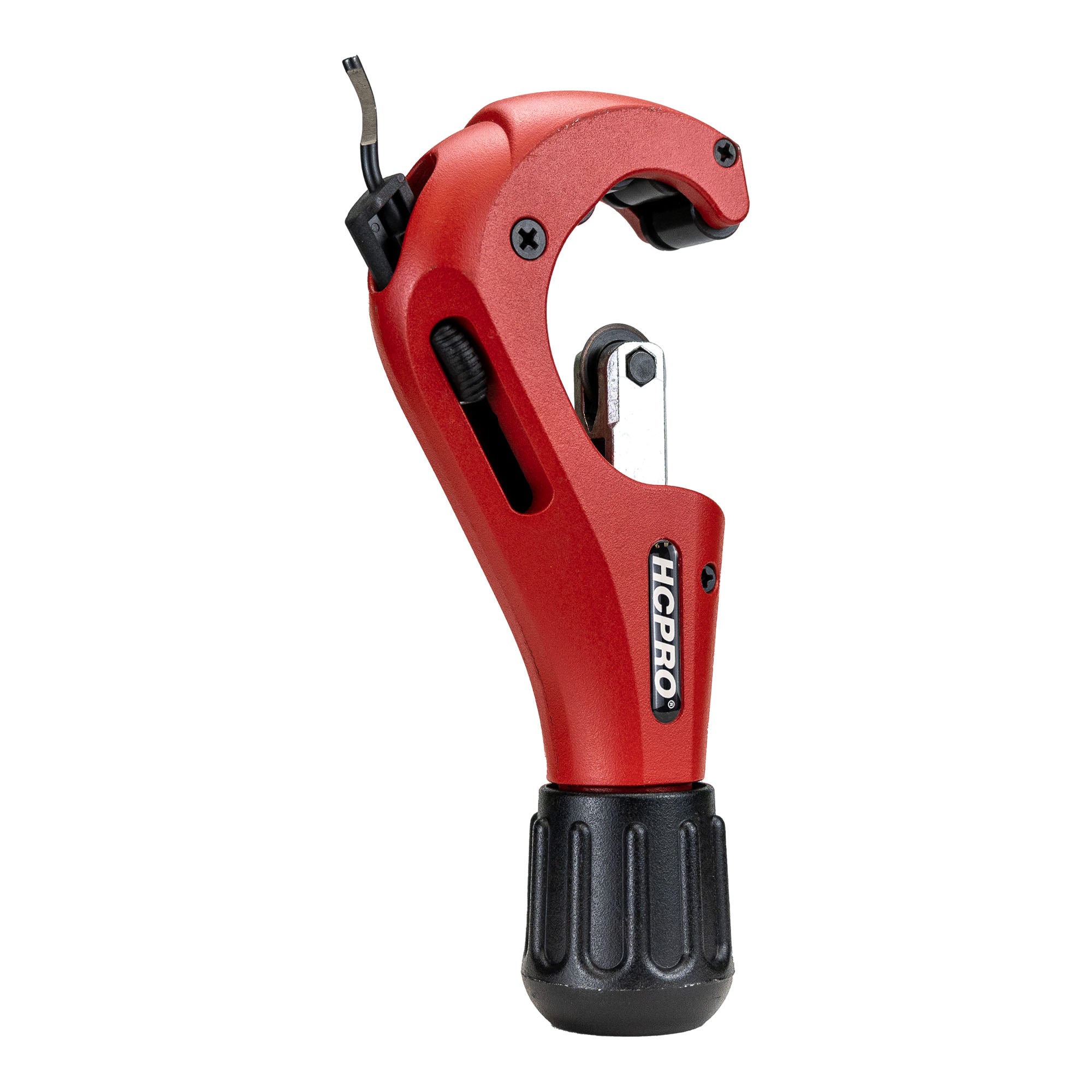 HC-TC4 Professional Tube Cutter 1/8" to 1-3/4" (3-45mm) 4 Roller Tracking System, De-burring Tool, Accurate Cutting for HVAC, Plumbing, Includes Extra Cutting Wheel image 1