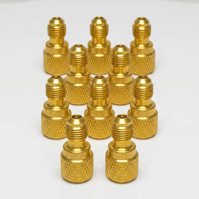 HCAD140 Adapter 5/16" SAE Hose x 1/4" SAE Port – Brass Fitting