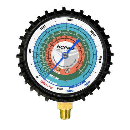 Universal Replacement Gauge 80 mm PSI ºF/ºC R32, R290, R600a image 2