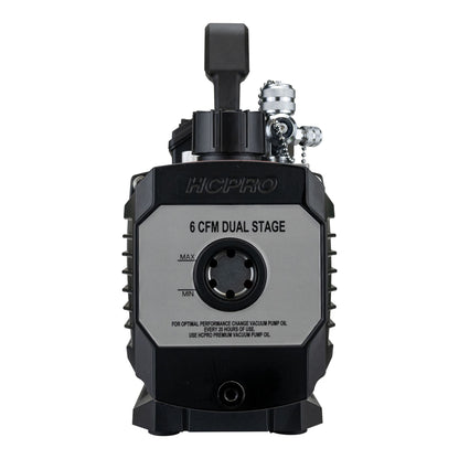HCBK-6D 6 CFM Dual Stage, Dual Voltage Vacuum Pump 115-230 50/60Hz image 1