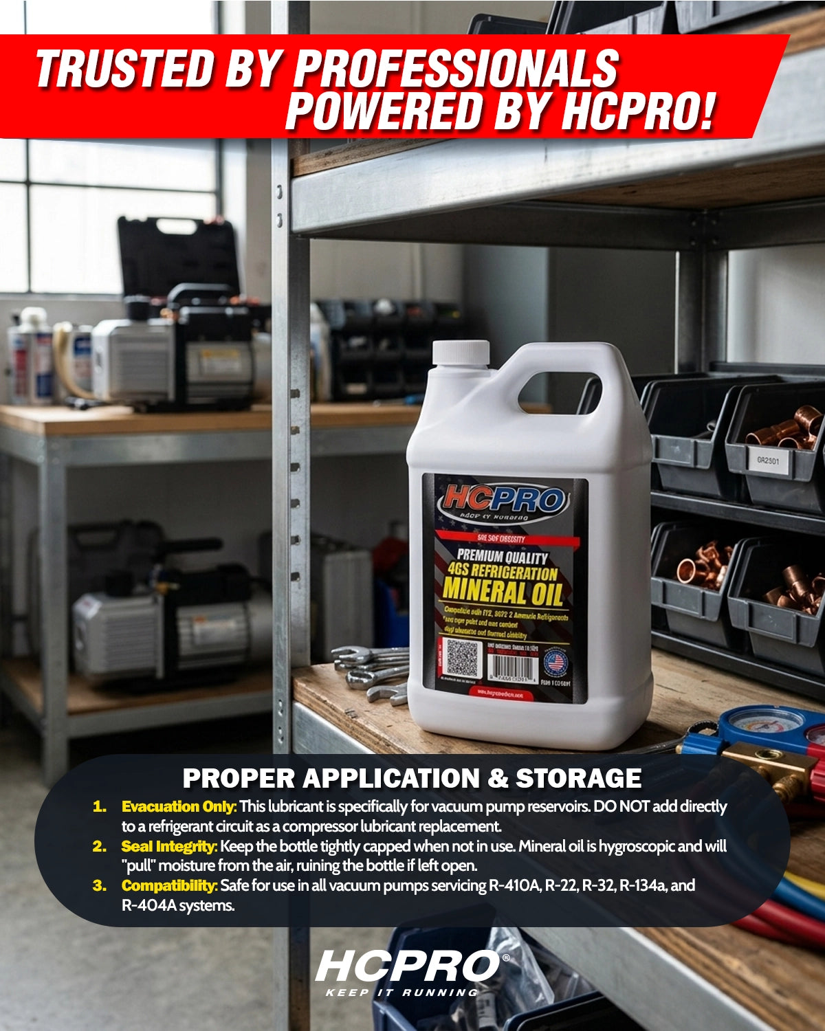 4G Mineral Refrigeration Oil SUS300 – ISO VG68 Lubricant