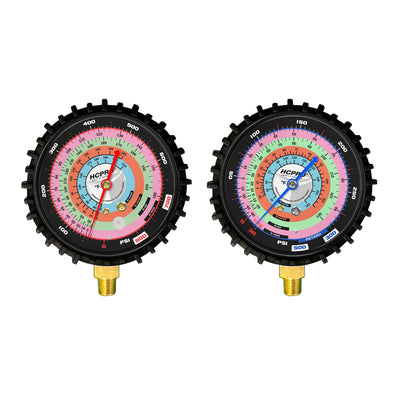 Universal Replacement Gauge 80 mm PSI/°F R410a, R22, R404a, R134a image 3