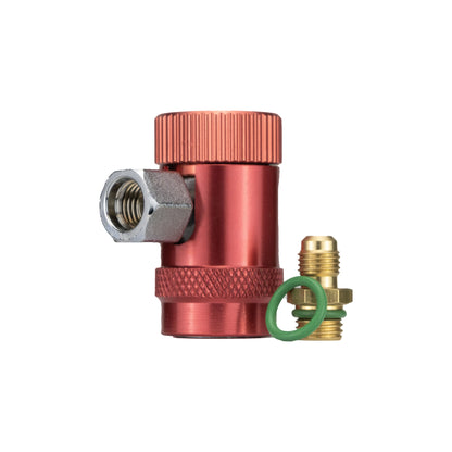 HC-BK2V2YF5 Black Knight Car Air Conditioner R1234YF Refrigerant Gauge Set, 5ft Hose Set and 1234YF High and Low Adapters ˚F/˚C image 11