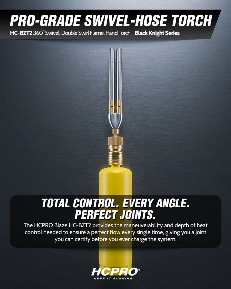 Blaze HC-BZT2 Two Tip Swivel Pro-Hand Torch