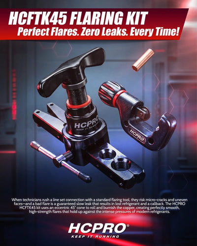 HCFTK45 Eccentric Cone Flaring and Tube Cutter Tool Kit