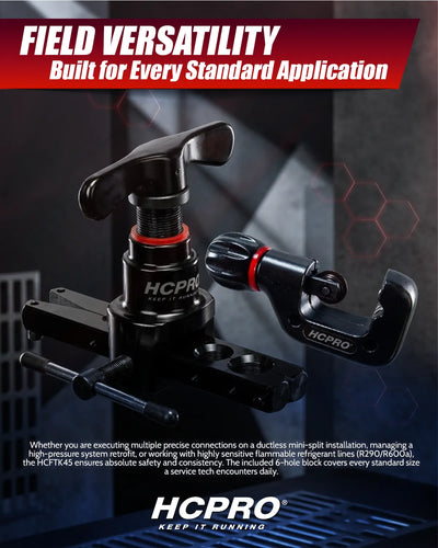 HCFTK45 Eccentric Cone Flaring and Tube Cutter Tool Kit