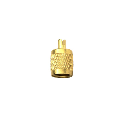 RAV2 1/4" SAE Brass Cap with Core Remover