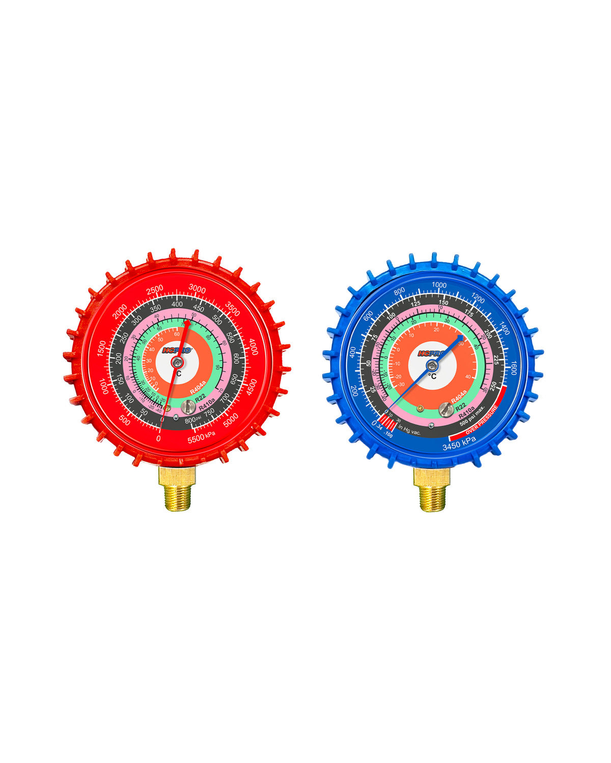 BK-RG68C 68 mm Replacement Gauge – R410A/R22/R404A, PSI/°C