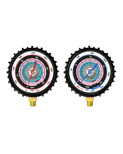 BK-RG80-A2L 80 mm Replacement Gauge – R32/R410A/R454B, PSI °F/°C