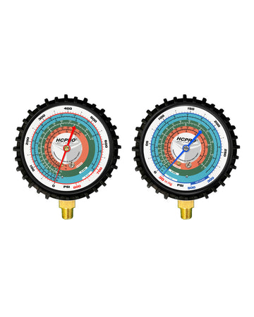BK-RG80-HC 80 mm Hydrocarbon Replacement Gauge – R32/R290/R600a, PSI °F/°C