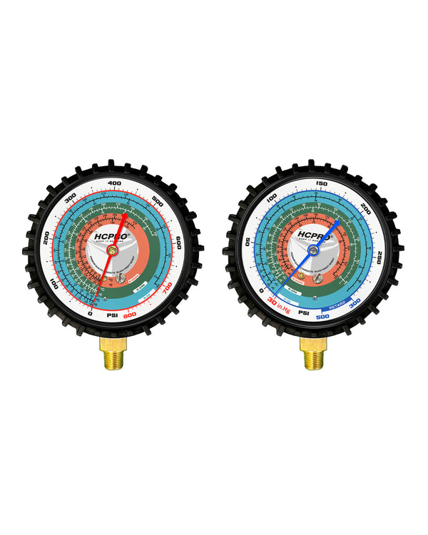 BK-RG80-HC 80 mm Hydrocarbon Replacement Gauge – R32/R290/R600a, PSI °F/°C