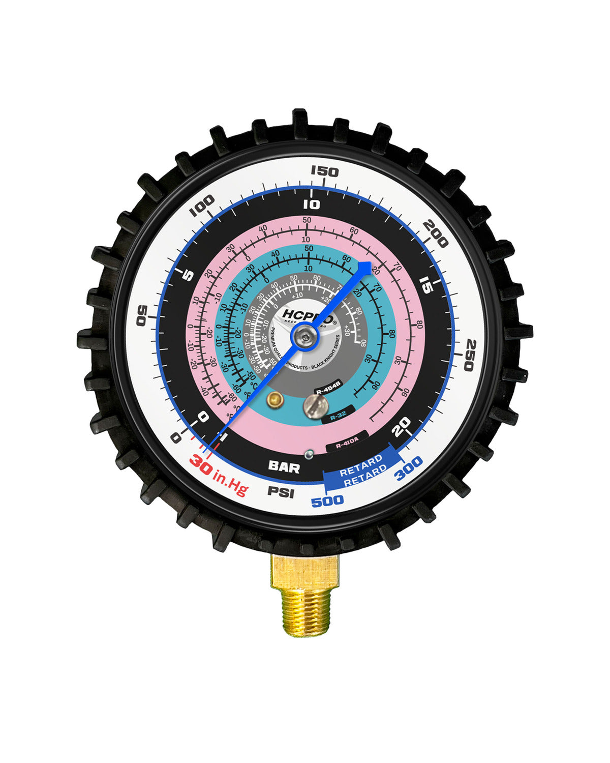 BK-RG80-A2L 80 mm Replacement Gauge – R32/R410A/R454B, PSI °F/°C