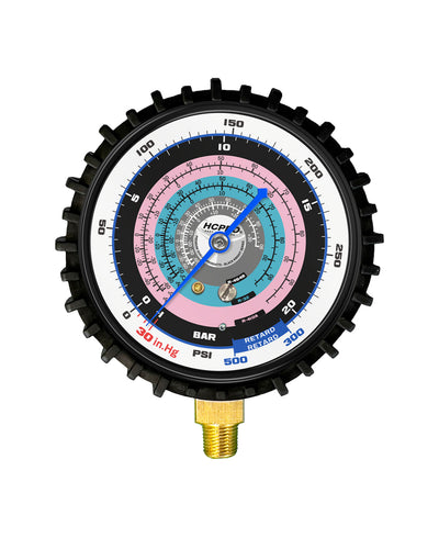 BK-RG80-A2L 80 mm Replacement Gauge – R32/R410A/R454B, PSI °F/°C