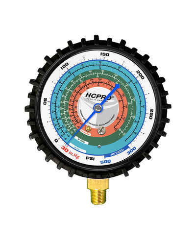 BK-RG80-HC 80 mm Hydrocarbon Replacement Gauge – R32/R290/R600a, PSI °F/°C