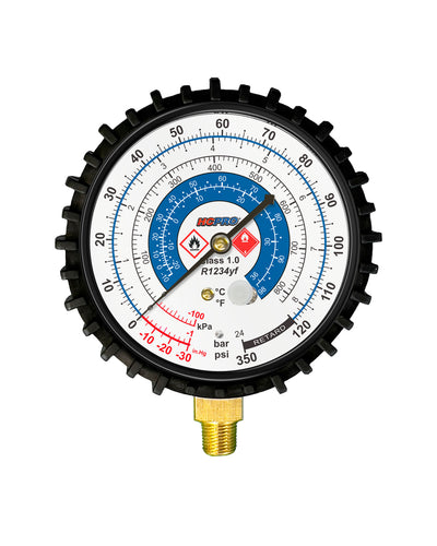 BK-RG80-YF 80 mm R1234YF Replacement Gauge – PSI °F/°C, Low, High or Set