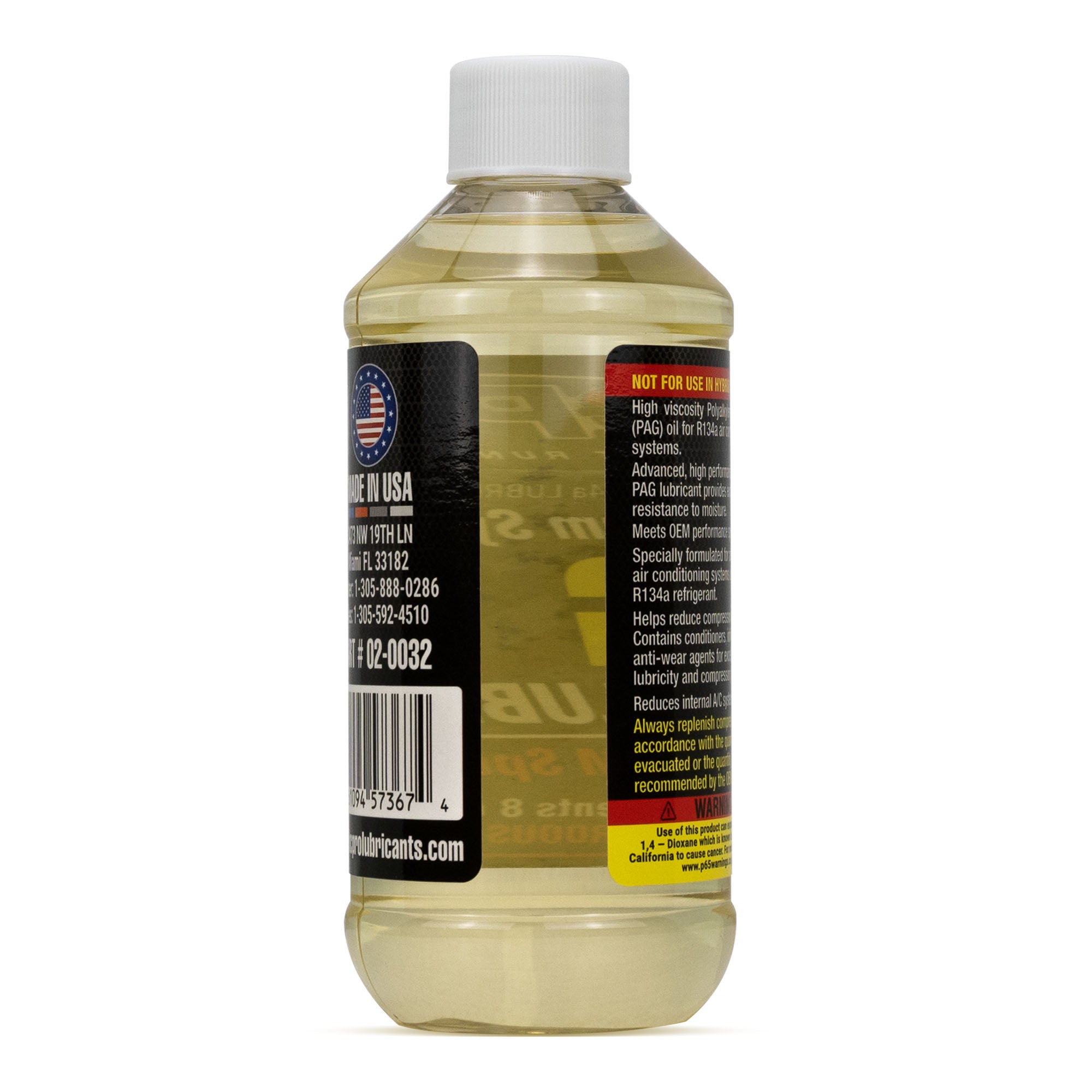 PAG 150 Oil for R134a AC Systems – 8oz Compressor Lubricant