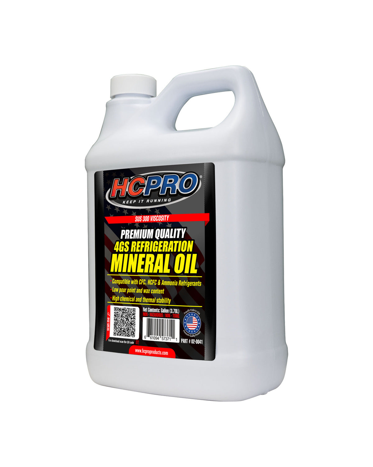 4G Mineral Refrigeration Oil – ISO VG 68 (SUS 300), Heavy-Duty, R22/R502