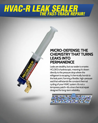 HCLSK2 2oz HVAC Leak Sealant with 45° Swivel Adapter