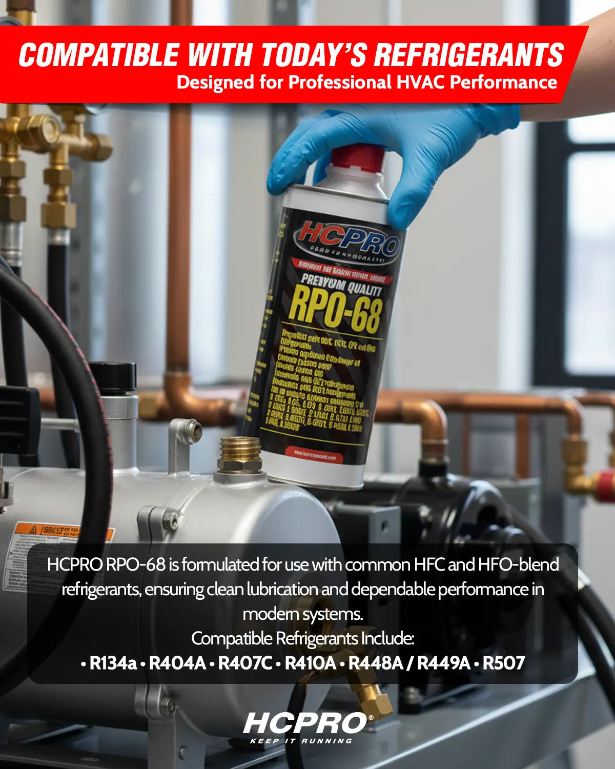 RPO-68 Synthetic Refrigeration Oil – POE Quart & Gallon Options