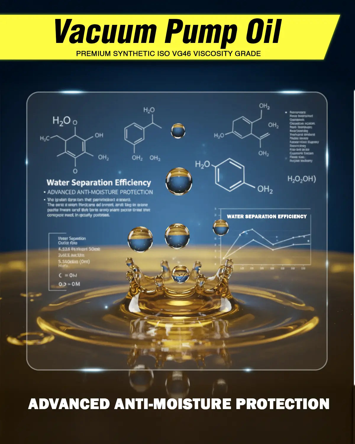 Premium Synthetic Vacuum Pump Oil ISO VG46 – Quart & Gallon