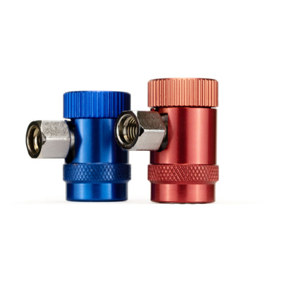 HCYFQC R1234YF Quick Coupler, Quick Connect R1234YF Adapters &amp; AC Hose Fitting Connectors for Air Conditioning, Evacuation and Recharging, High and Low Set image 3
