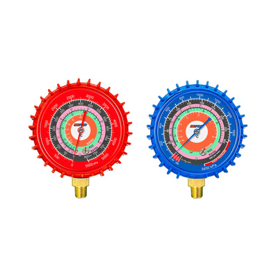 Universal Replacement Gauge 68 mm PSI/°C R410a, R22, R404a image 1